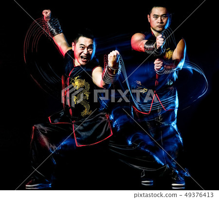 whushu chinese boxing kung fu Hung Gar fighter isolated man whushu chinese boxing kung fu Hung Gar fighter isolated man 49376413