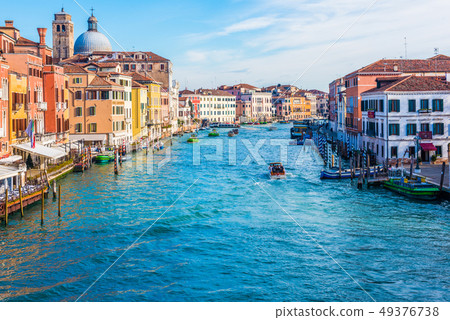 Canal · Grande which faces Scalzi Bridge in front of Venice Santa Lucia Station Canal · Grande which faces Scalzi Bridge in front of Venice Santa Lucia Station 49376738