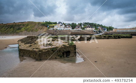 Remains of Mulberry Harbour, Arromanches 49378254
