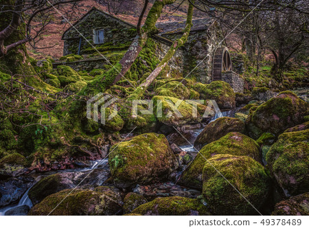 The Old watermill in Borrowdale 49378489