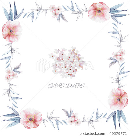 Beautiful watercolor flower Beautiful watercolor flower 49379771