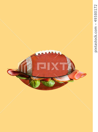 An alternative break. Modern design. Contemporary art collage. An alternative break. Modern design. Contemporary art collage. 49380172