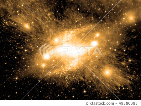 galaxy in a free space 49380383