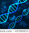 vector abstract technology science concept DNA futuristic 49380833