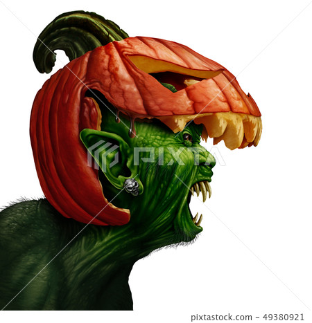 Halloween Pumpkin Monster Halloween Pumpkin Monster 49380921