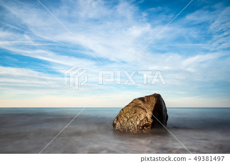 Stones on shore of the Baltic Sea in Elmenhorst, Stones on shore of the Baltic Sea in Elmenhorst, 49381497