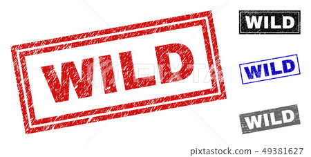 Grunge WILD Textured Rectangle Watermarks Grunge WILD Textured Rectangle Watermarks 49381627