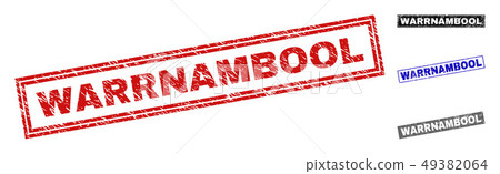 Grunge WARRNAMBOOL Textured Rectangle Watermarks Grunge WARRNAMBOOL Textured Rectangle Watermarks 49382064
