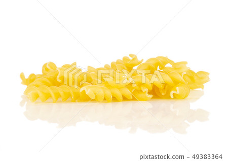 Raw italian torti pasta isolated on white 49383364