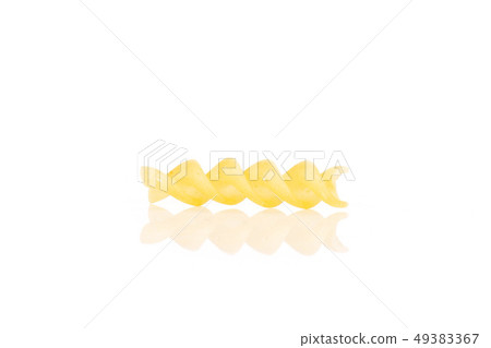 Raw italian torti pasta isolated on white 49383367