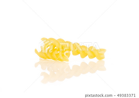 Raw italian torti pasta isolated on white 49383371