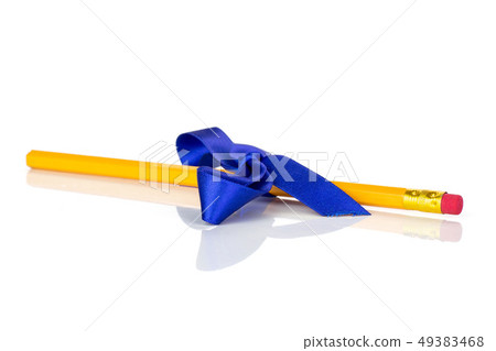 Yellow simple pencil isolated on white Yellow simple pencil isolated on white 49383468