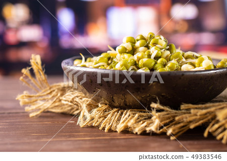 Mungo bean sprouts with restaurant 49383546