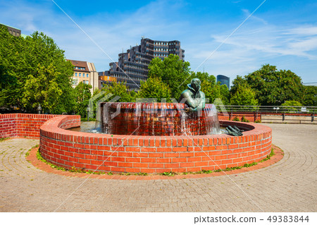 Public city garden in Dortmund 49383844