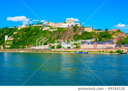 Ehrenbreitstein Fortress in Koblenz, Germany 49384126