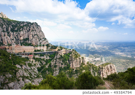 Montserrat monastery. Santa Maria de Montserrat Montserrat monastery. Santa Maria de Montserrat 49384794