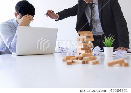 Blaming business concept, Senior executive manager 49384861