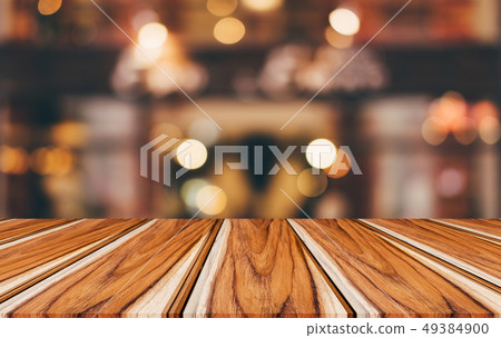 Selective Empty wooden table in front of abstract Selective Empty wooden table in front of abstract 49384900