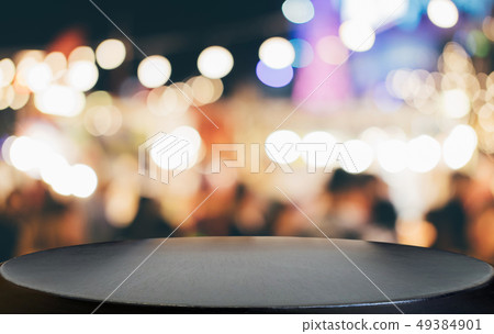 Selective Empty wooden table in front of abstract Selective Empty wooden table in front of abstract 49384901
