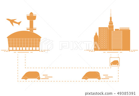 Transportation of passengers from city to airport Transportation of passengers from city to airport 49385391