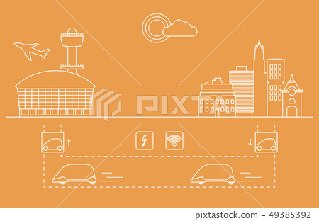 Transportation of passengers from city to airport Transportation of passengers from city to airport 49385392