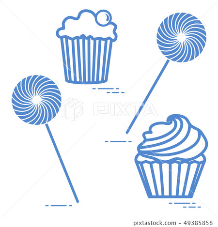Lollipops and cakes 49385858
