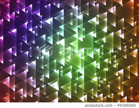 Set triangulars background 49386680