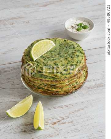 Spinach Adai - Indian green pancakes. Ramadan food Spinach Adai - Indian green pancakes. Ramadan food 49386723