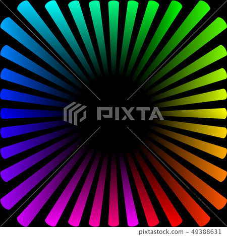 Background in the form of a colored sun with rays - Stock Illustration ...