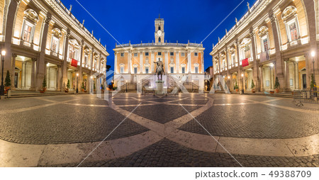 Campidoglio square on Capitoline Hill, Rome, Italy 49388709