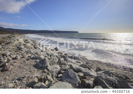 bruce bay beach west coast south island new 49388716
