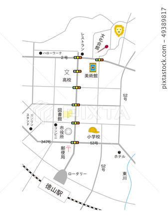 Map around Tokuyama Station Map around Tokuyama Station 49389817