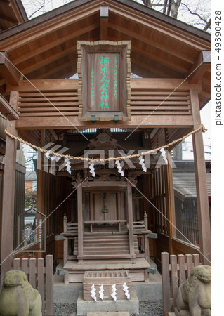 Kawagoe Hikawa Shrine grounds Kakimoto Maro Shrine 49390428