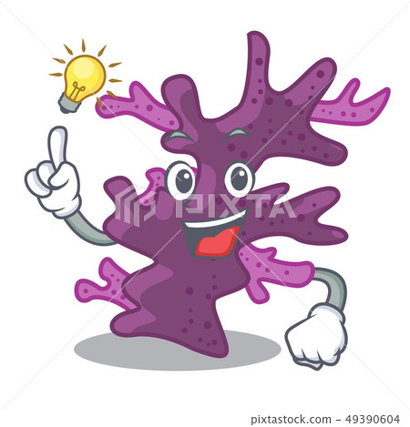 Have an idea purple coral reef the shape mascot Have an idea purple coral reef the shape mascot 49390604
