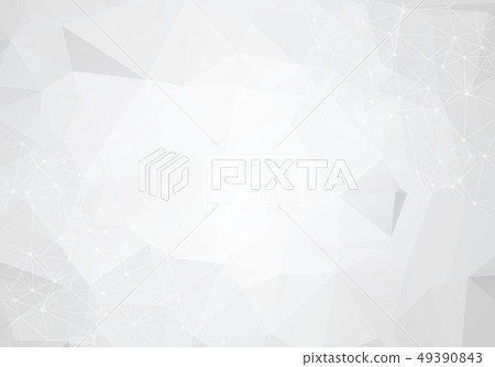 Abstract white triangle polygonal background. - Stock Illustration ...