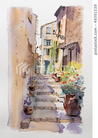 普羅旺斯，歐洲的一個小村莊 49391539