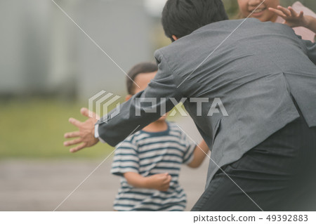 爸爸 父親 兒童 49392883