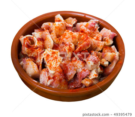 Spanish dish - roasted pig ears Spanish dish - roasted pig ears 49395479