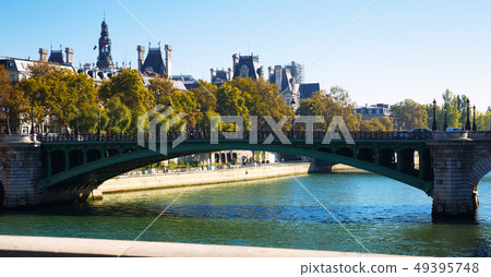 Pont Notre-Dame across Seine, Paris Pont Notre-Dame across Seine, Paris 49395748