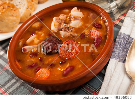 pork, asturiana, chorizo 49396093