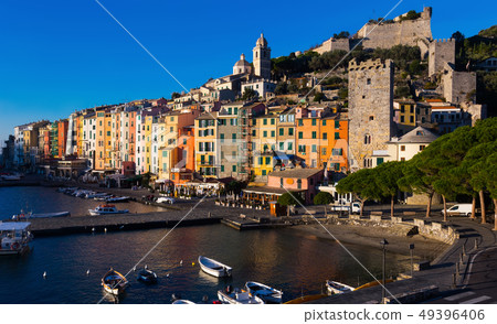 Portovenere on Ligurian seaside, Italy 49396406
