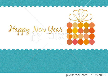 Postcard _ Present 04 - Stock Illustration [49397813] - PIXTA