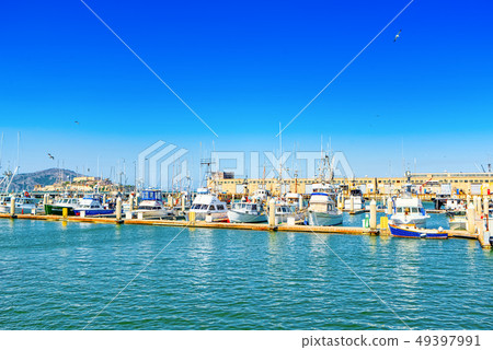 Yacht parking. Ocean Quay in the north of San Yacht parking. Ocean Quay in the north of San 49397991