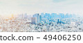 panoramic modern city skyline mix sketch effect 49406250