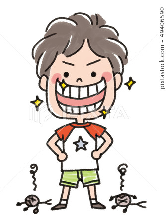 Children's trouble _ beautiful teeth 49406590