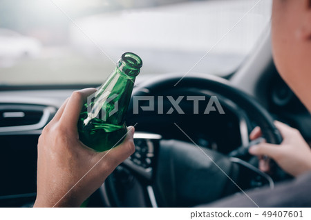 Asian men are breaking the traffic rules by Asian men are breaking the traffic rules by 49407601