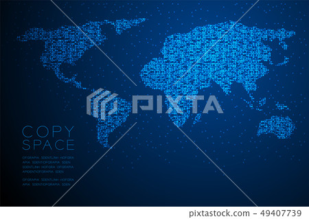 Abstract Geometric Bokeh circle dot pixel pattern Abstract Geometric Bokeh circle dot pixel pattern 49407739