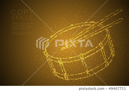 Abstract Geometric Bokeh circle dot pixel pattern Abstract Geometric Bokeh circle dot pixel pattern 49407751