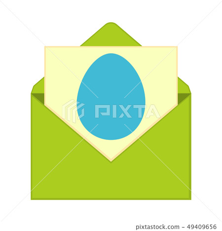 Colorful cartoon easter party invitation 49409656