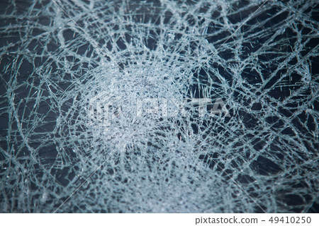 car after an accident, after a pedestrian hit car after an accident, after a pedestrian hit 49410250